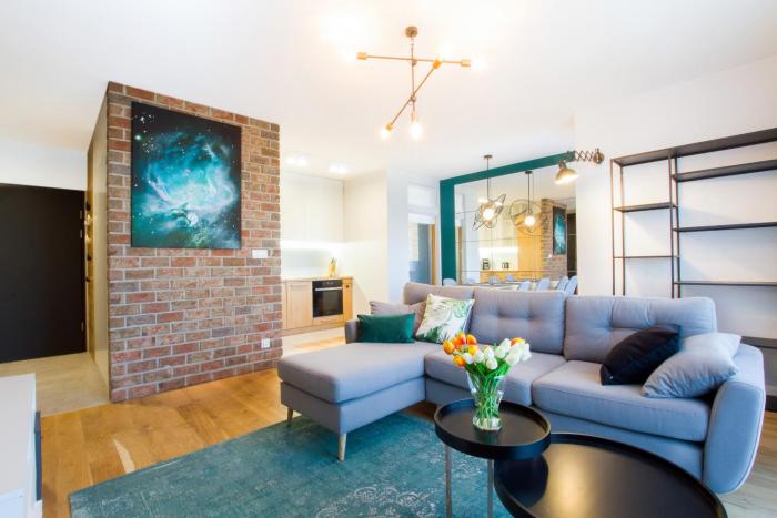 Apartment Front Park Sadowa with Parking by Noclegi Renters