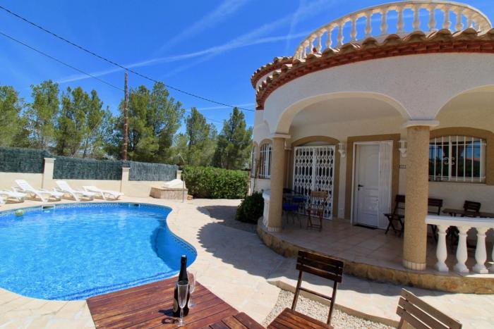 Maison, piscine privée, wifi, Plages Las Tres Calas. LOCAMAR Jessica