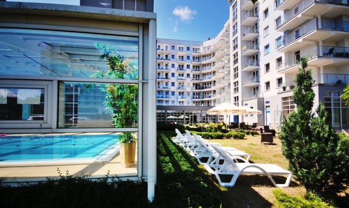Apartament Diva Rosa - Panorama z aneksem kuchennym
