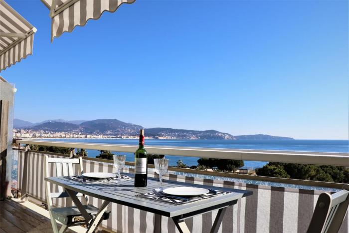 2P NEUF vue Promenade des Anglais Tram 10min centre