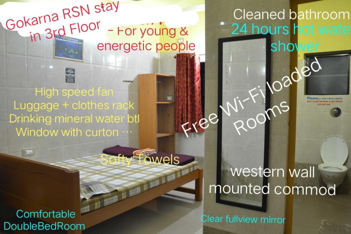 Gokarna RSN STAY in Top Floor for the Young & Energetic people of the Universe