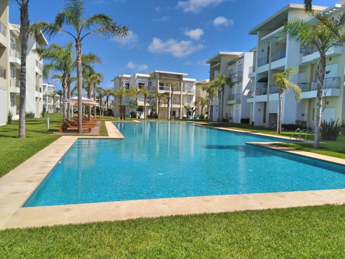 F3 Casabay beach sidi rahal vue sur piscine