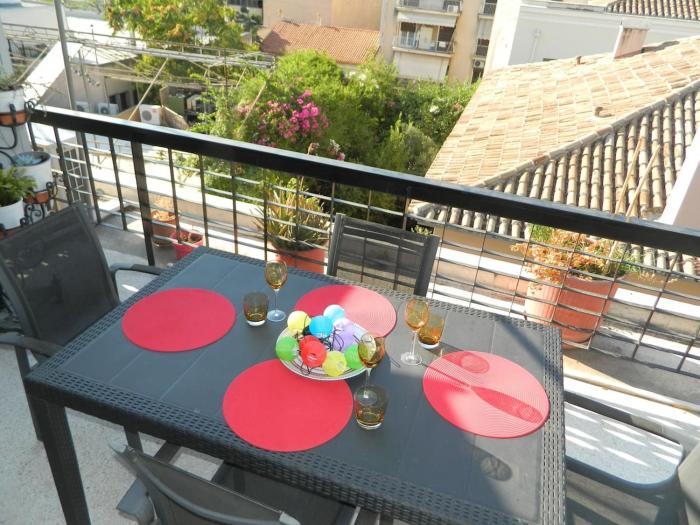 So Athens - Charming 1BD flat, Large terrace, Acropolis view