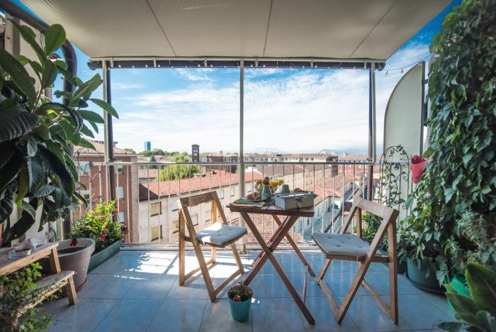 La Balounette - attico centrale panoramico con garage