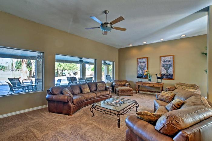 Home w Pool + Golf Course Views, 6 Mi to Old Town