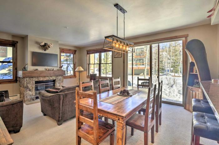 Walk to Lifts Breck Condo on Main St with Amenities