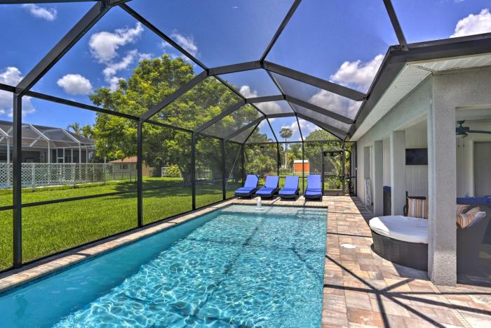 Cape Coral Home with Spacious Patio and Private Pool!