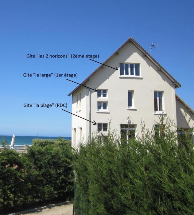 Gîtes en Normandie en FRONT DE MER à Asnelles , 3km dArromanches, 10km de Bayeux