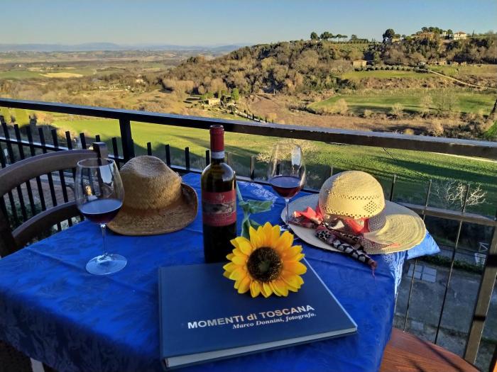 Hotel Sangallo B&B - panoramic position - Valley and vineyard view- family run