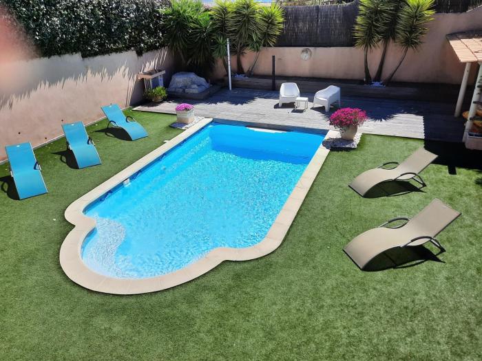 Villa Madysan climatisée St Aygulf, piscine privée, proche de la mer