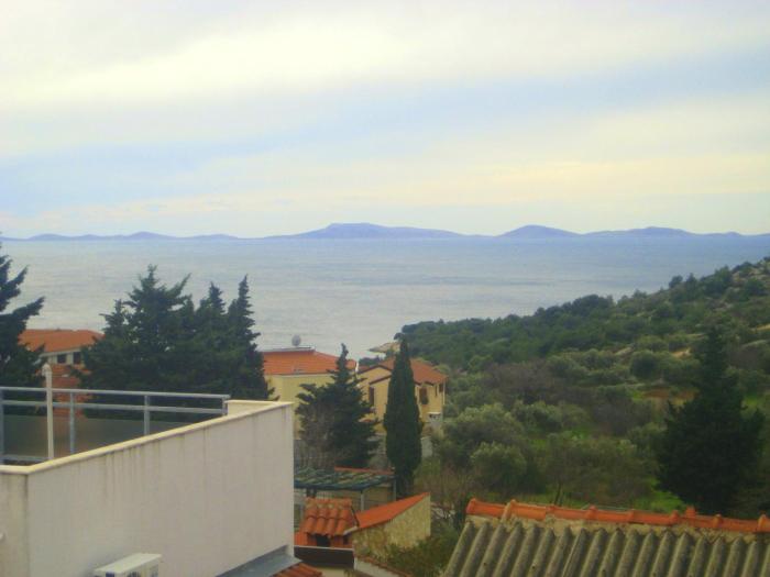 One bedroom appartement at Murter 500 m away from the beach with sea view balcony and wifi