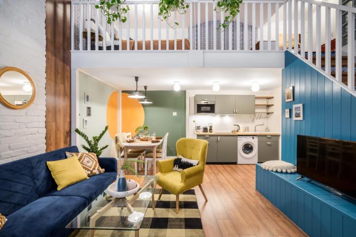 Colorful designer home in the heart of Budapest