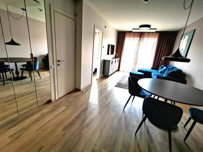 Malūno vilos, jaukūs dviejų kamabrių apartamentai su erdviu balkonu