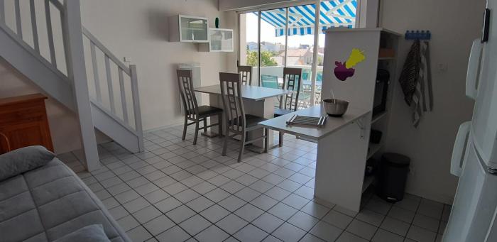 Appart 6 personnes, 3 min à pied de la plage et du centre ville