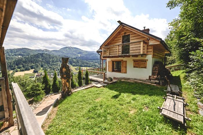 Domek "SKI" z widokiem na góry, sauną i jacuzzi