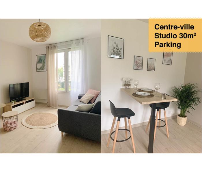 Studio 30m2 - Au pied de la Gare - PARKING