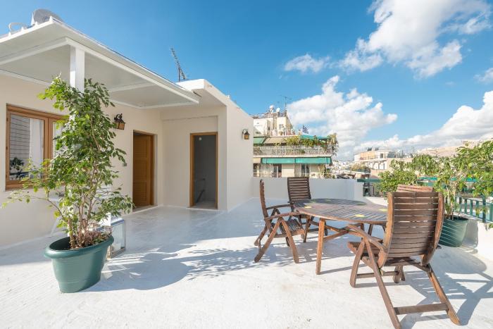 Blue Couple House Athens