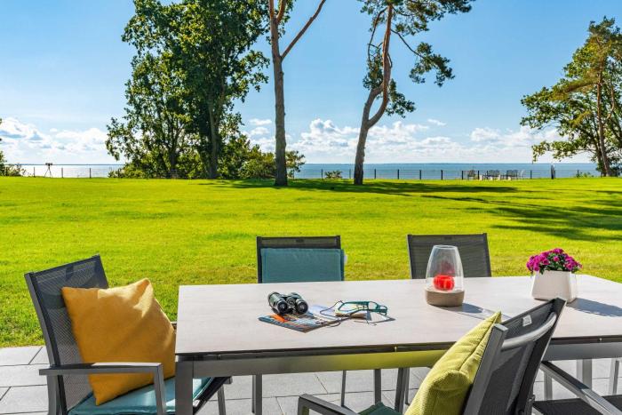 Terrassenwohnung "Windgott" - Oase am Haff