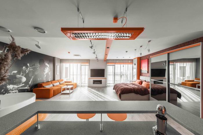 sky ORANGE jacuzzi sauna 28 FLOOR