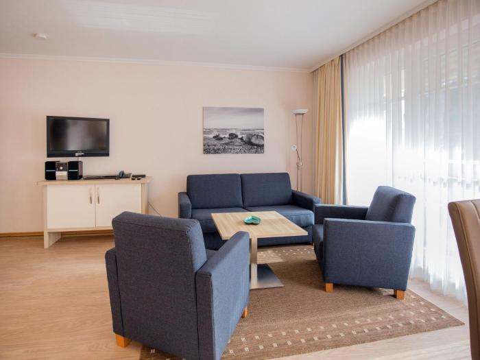 Dünenpark Binz - Komfortplus Ferienwohnung mit 1 Schlafzimmer und Terrasse im Erdgeschoss 063