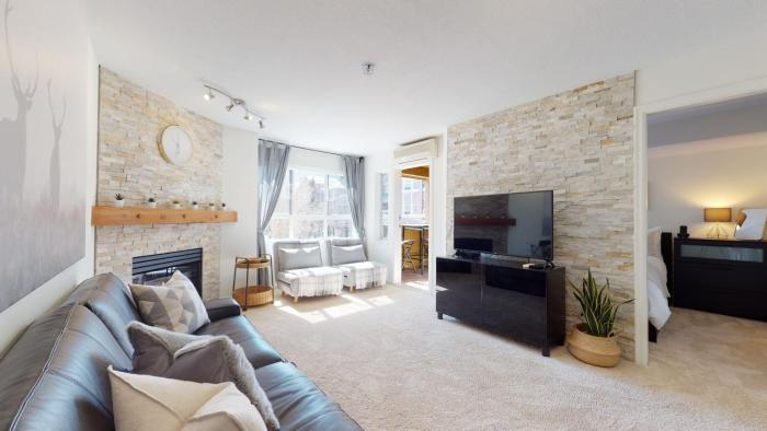 1BR and Den in Marketplace Lodge, Gas Fireplace, Village Location, Complex Hot Tub