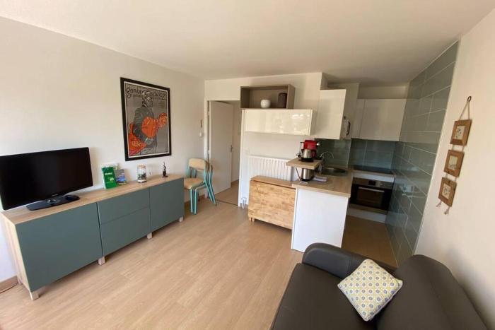 St-Raphaël - joli T1 au port de Santa-Lucia - climatisé