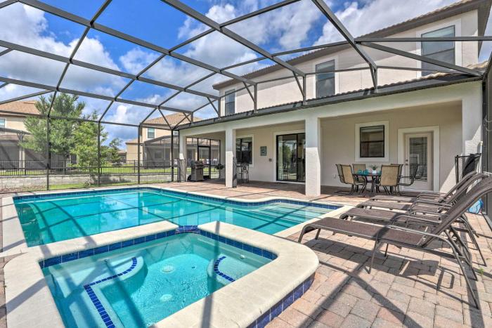 Home with Private Pool and Perks, 13 Mi to Disney