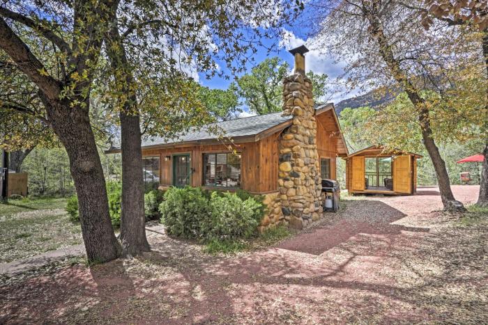 Tonto Natl Forest Riverside Cabin!