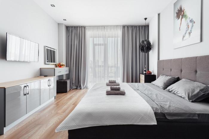 Grey Apartment in 14 floor