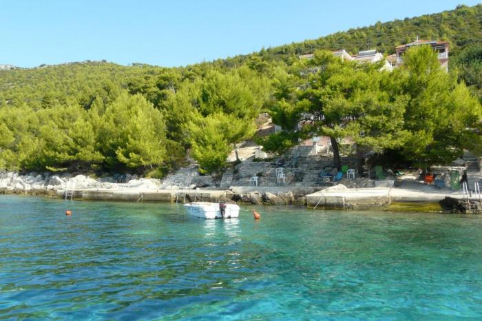 Apartment in Karbuni with sea view, terrace, air conditioning, W-LAN 3609-1