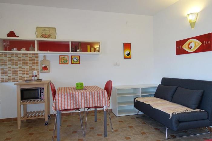 Studio apartment in Zaton Zadar with balcony, air conditioning, WiFi, washing machine 3796-6
