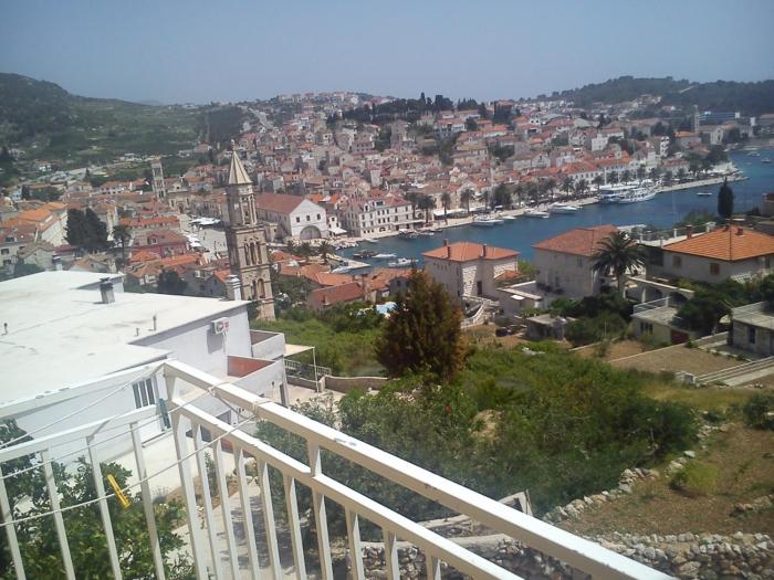 Studio Apartment in Hvar Town with Sea View, Balcony, Air Conditioning, Wi-Fi (3615-3)