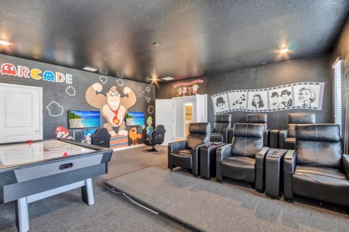 Storey Lake Resort 9 Bed Game Theater Room home