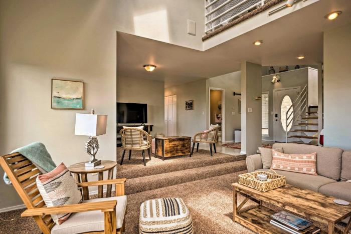 Pacific Ocean View! Chic Coos Bay Home
