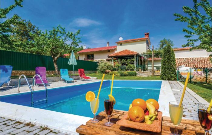 Stunning Home In Moscenicka Draga With 3 Bedrooms, Wifi And Outdoor Swimming Pool