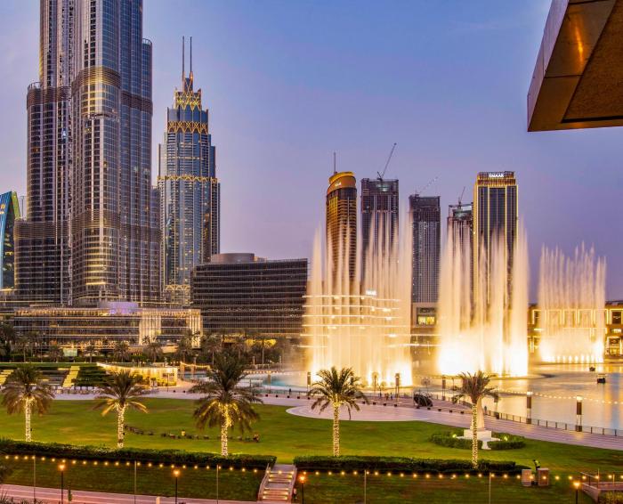 FIRST CLASS 2BR with full BURJ KHALIFA and FOUNTAIN VIEW