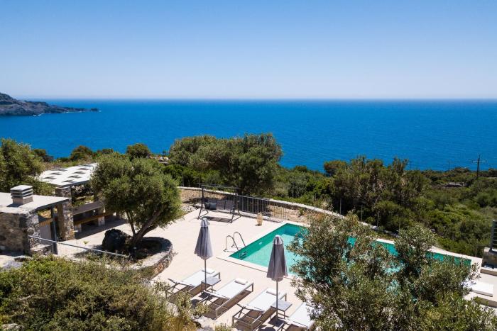 Villa Stone Thromila - Endless Blue View, Top Beaches Nearby
