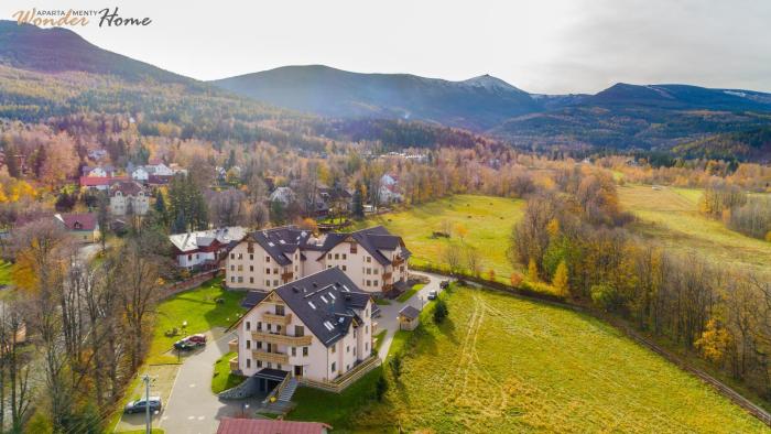 Wonder Home - Apartamenty w malowniczej, spokojnej okolicy - z widokiem na Śnieżkę