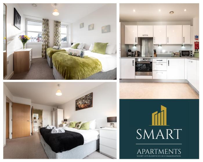 Spacious City Center Apartment By Smart Apartments Short Lets & Serviced Accommodation Apartment Southampton With Free WiFi