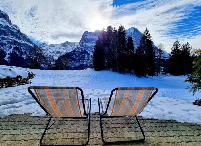 MOM - Alpine Boutique Apartments, Grindelwald gletscher, Eiger View Terrace Studio