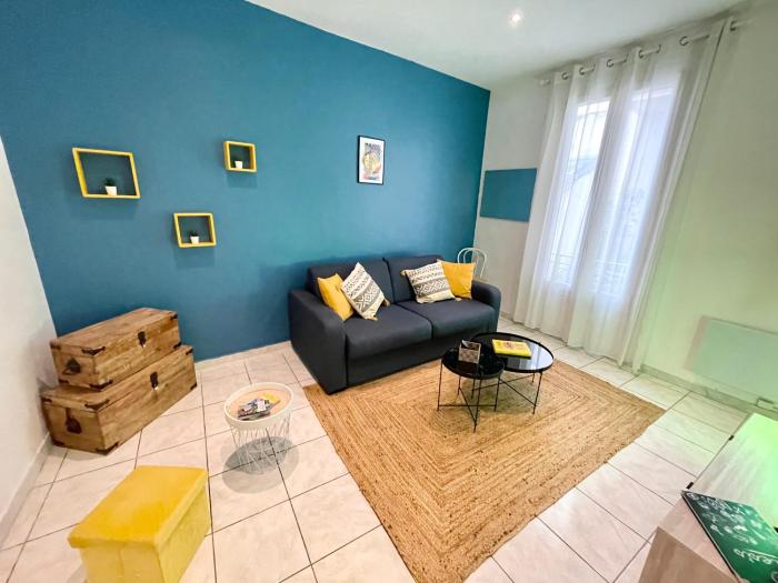 Joli appartement spacieux à 3 min à pied de la mer