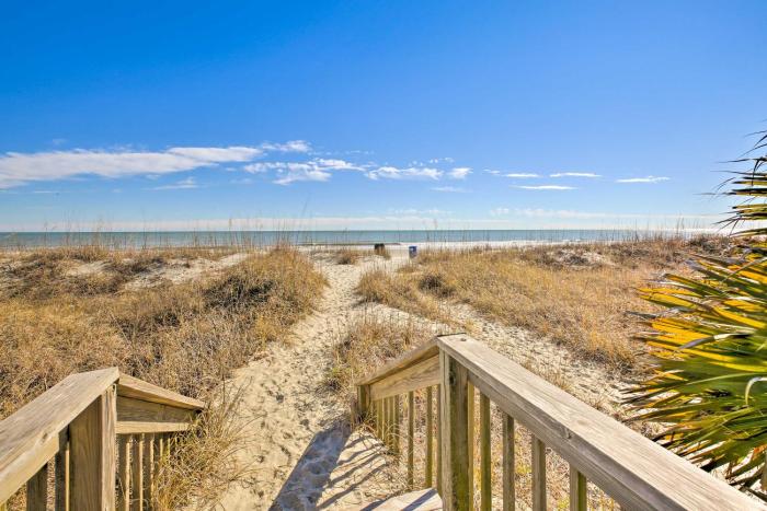 Walk to Ocean Myrtle Beach Condo with Pool!