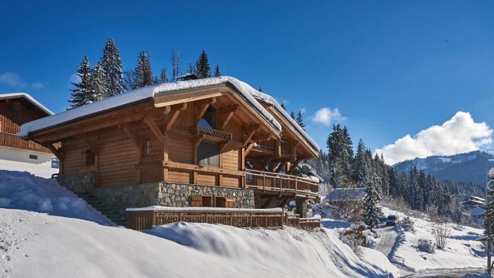 Chalet Luxury 5-Les Gets-Luxe-confort-jacuzzi-cheminée-à 400 m des pistes-Vue exceptionnelle