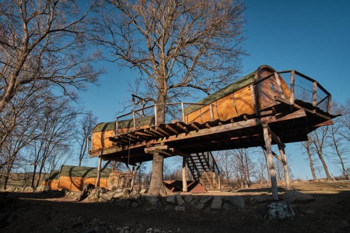 Viking houses Strnadovský Mlýn