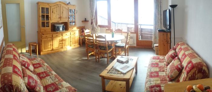 Appartement en résidence skis aux pieds avec sauna