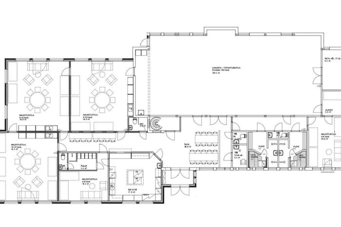 Group accommodation, Kuusamon Erämajoitus