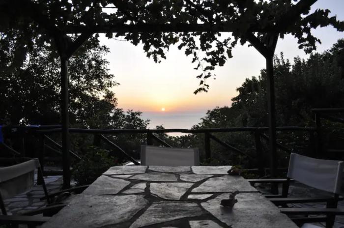 Villa Katia with Sea view, Pourion, Zagora