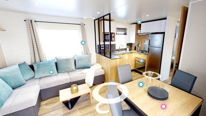 Bungalow confortable à Saint-Jean-de-Monts avec piscine partagée