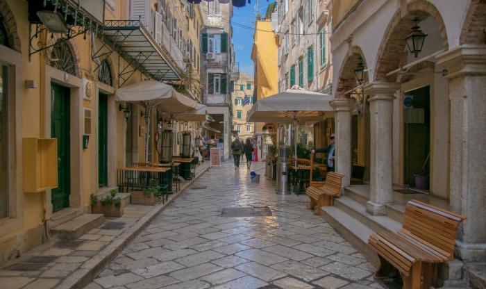 Corfu Old Town Gregory