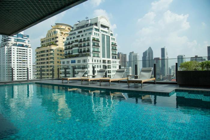 Sukhumvit 11#Luxury#Pool#Gym#BTS Nana&MRT Sukhumvit#1BR#Max2ppl